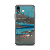 'Washerwomen in Settsu' by Hiroshige, 1857 - iPhone Case