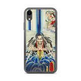 'Mongaku Shonin Under The Nachi Waterfall' by Kuniyoshi, 1860 - iPhone Case