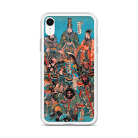 'One Hundred And Eight Heroes of the Shuihuzhuan' (Print 1) by Kuniyoshi, ca. 1830 - iPhone Case