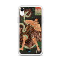 'The Cypress Pillar: Sagi-ike Heikuro' by Kuniyoshi, ca. 1855 - iPhone Case