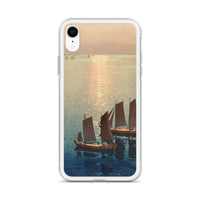 'Glittering Sea' by Yoshida Hiroshi, 1926 - iPhone Case