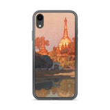 'The Golden Pagoda in Rangoon' by Yoshida Hiroshi, 1931 - iPhone Case