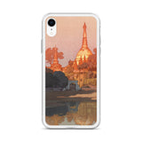 'The Golden Pagoda in Rangoon' by Yoshida Hiroshi, 1931 - iPhone Case