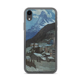 'The Matterhorn At Night' by Yoshida Hiroshi, 1925 - iPhone Case