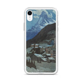 'The Matterhorn At Night' by Yoshida Hiroshi, 1925 - iPhone Case