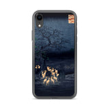 'Foxfires On New Year's Eve At The Enoki Tree' by Hiroshige, 1857 - iPhone Case