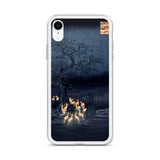 'Foxfires On New Year's Eve At The Enoki Tree' by Hiroshige, 1857 - iPhone Case