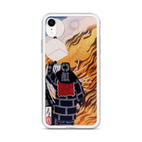 'The Moon Through Smoke' by Yoshitoshi, 1886 - iPhone Case