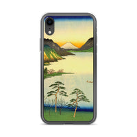 'Lake Suwa, Shinano Province' by Hiroshige, 1858 - iPhone Case