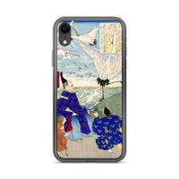 'Minamoto no Yoritomo' by Yoshitoshi, 1876 - iPhone Case