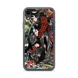 'Miyamoto Musashi Killing A Monster Bat' by Kuniyoshi, ca. 1830 - iPhone Case