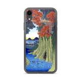 'Kai: Monkey Bridge' by Hiroshige, 1853 - iPhone Case