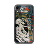 'Takiyasha the Witch and the Skeleton Spectre' (Combined Triptych) by Kuniyoshi, ca. 1844 - iPhone Case