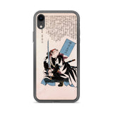 'Yazama Shinroku Mitsukaze' by Kuniyoshi, 1847 - iPhone Case