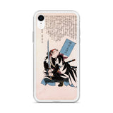 'Yazama Shinroku Mitsukaze' by Kuniyoshi, 1847 - iPhone Case