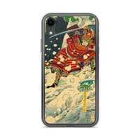 'Snow At Yoshino' by Yoshitoshi, 1867 - iPhone Case