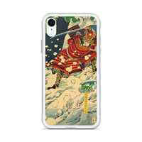 'Snow At Yoshino' by Yoshitoshi, 1867 - iPhone Case