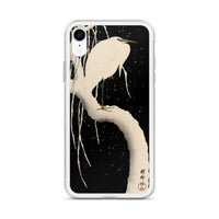 iPhone Case 'White Egret On A Snowy Branch' by Ohara Koson, ca. 1930