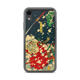 'Snow At Yoshino' (Left Panel) by Yoshitoshi, 1867 iPhone Cases