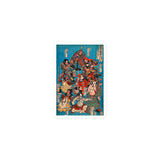 'One Hundred And Eight Heroes of the Shuihuzhuan' (Print 4) by Kuniyoshi, ca. 1830 - Sticker