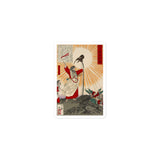 'Emperor Jimmu and the Yata Crow' by Yoshitoshi, 1880 - Sticker