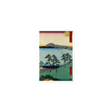 'Oiso: Saigyo's Hermitage at Shigitatsu Marsh' by Hiroshige, 1855 - Sticker