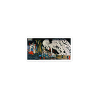 'Takiyasha the Witch and the Skeleton Spectre' (Combined Triptych) by Kuniyoshi, ca. 1844 - Sticker