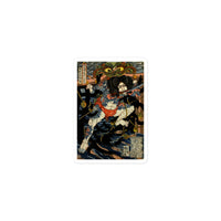 'Rorihakucho Chojun' by Kuniyoshi, ca. 1830 Sticker