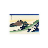 'Inume Pass in Kai Province' by Hokusai, ca. 1830 - Sticker