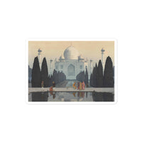 'The Taj Mahal in Morning Mist' by Yoshida Hiroshi, 1932