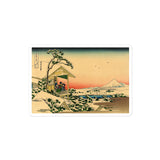 'Day After A Snowfall at Koishikawa' by Hokusai, ca. 1830