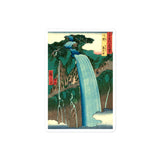 'Shimotsuke: Urami Waterfall on Mount Nikko' by Hiroshige, 1853 - Sticker