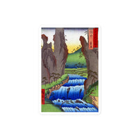 'Bichu: Go Valley' by Hiroshige, 1853 - Sticker