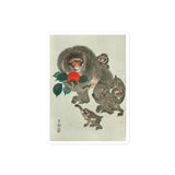 'A Mother Monkey And Infants' by Ohara Koson, ca. 1935