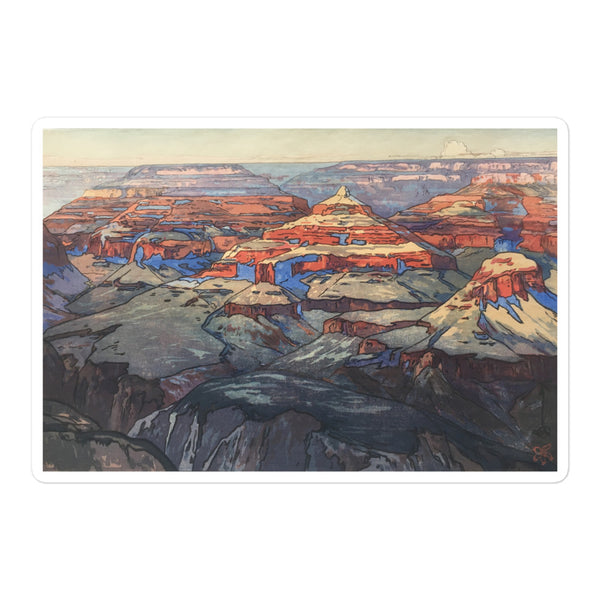 'The Grand Canyon' by Yoshida Hiroshi, 1925 - Sticker