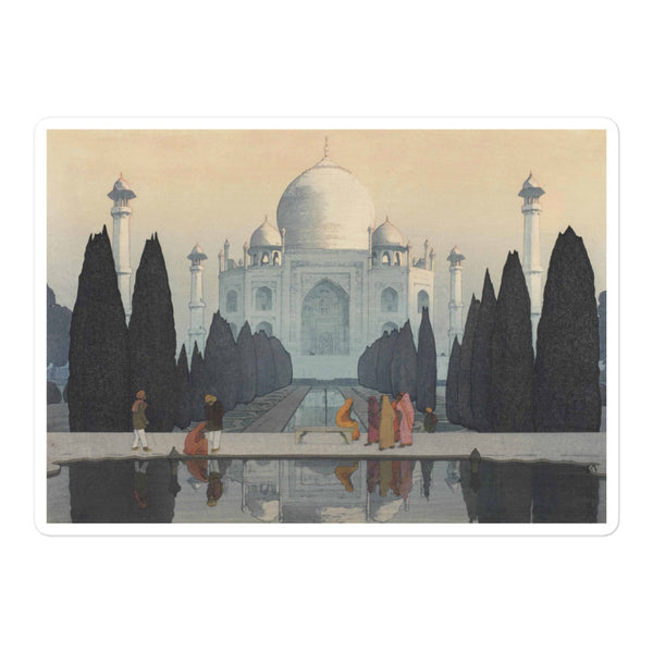 'The Taj Mahal in Morning Mist' by Yoshida Hiroshi, 1932