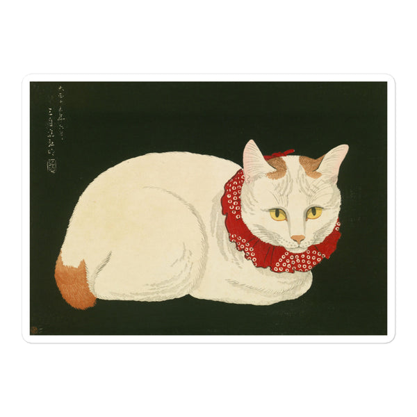 'White Cat' by Shotei, 1924
