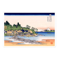 'Enoshima in Sagami Province' by Hokusai, ca. 1830