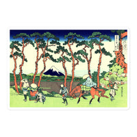 'Hodogaya on the Tokaido Road' by Hokusai, ca. 1830