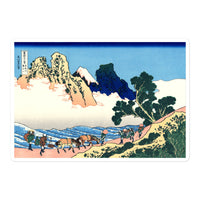 'The Back of Fuji from the Minobu River' by Hokusai, ca. 1831