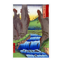 'Bichu: Go Valley' by Hiroshige, 1853 - Sticker