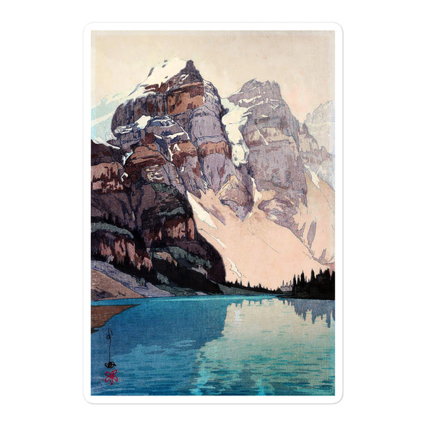 'Moraine Lake' by Yoshida Hiroshi, 1925 Sticker