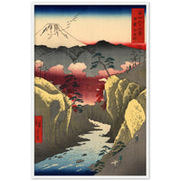 'Inume Pass in Kai Province' by Hiroshige, 1858 - Wall Art