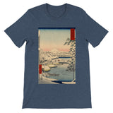 'Sukiyagashi in Tokyo' by Hiroshige, 1858 - T-Shirt