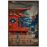 'Rain At Asakusa Kannon Temple' by Tsuchiya Koitsu, 1933