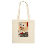 'Emperor Jimmu and the Yata Crow' by Yoshitoshi, 1880 - Tote Bag