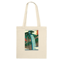 'Shimotsuke: Urami Waterfall on Mount Nikko' by Hiroshige, 1853 - Tote Bag