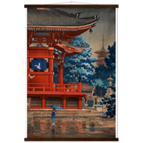 'Rain At Asakusa Kannon Temple' by Tsuchiya Koitsu, 1933