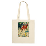 'Snow At Yoshino' by Yoshitoshi, 1867 - Tote Bag