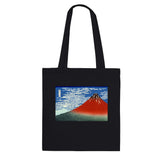 'South Wind, Clear Weather' by Hokusai, ca. 1830 - Tote Bag